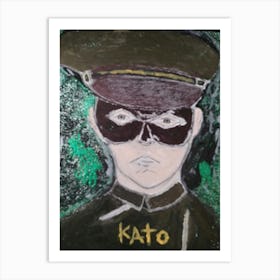 Green hornet kato Bruce Lee Art Print