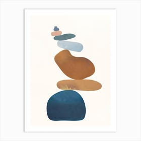 Balancing Stones 3 Art Print