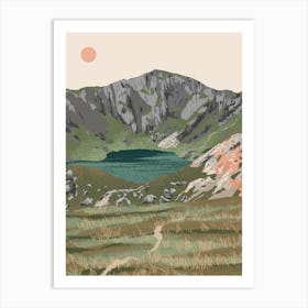 Cadair Idris Mountain Wales Art Print Art Print