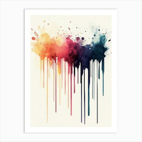 Abstract Watercolor Painting Art Print