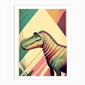 Camptosaurus Pastel Dinosaur Art Print