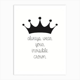 Crown Prints Art Print