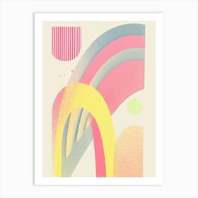 A Rainbow Abstract 3 Art Print