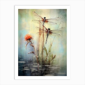 Dragonfly Wetlands 1 Art Print