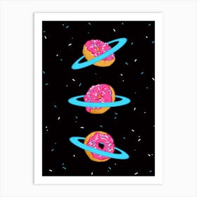 Wall Art Sugar Rings Of Saturn Art Print