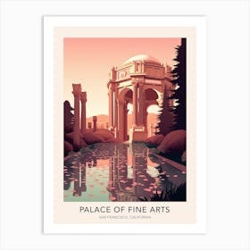 Palace Of Fine Arts San Francisco United States Travel Poster Art Print