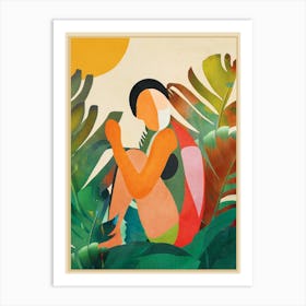 Inside My Tropic Garden Art Print