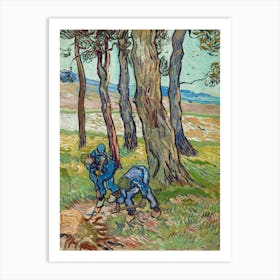 The Diggers (1889), Vincent Van Gogh Art Print