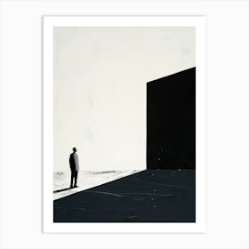 'Black Box' Minimalism Art Print