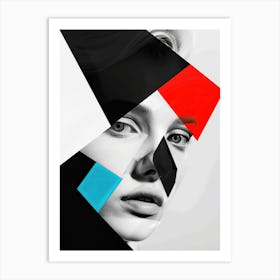 Abstract Portrait Of A Woman 2 Art Print