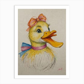 Ducky Art Print