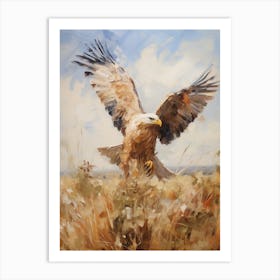 Bird Painting Golden Eagle 2 Art Print