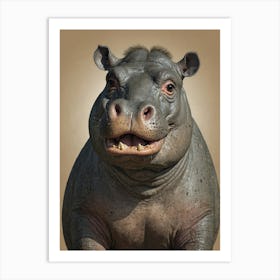 Hippo 17 Art Print