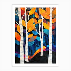 Birch Trees 7 Poster