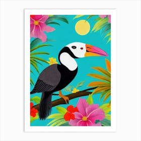 Goose Tropical bird Art Print