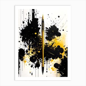 Splatter Painting 4 Art Print