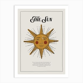 The Sun Nude Art Print