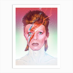 David Bowie Ziggy Art Print