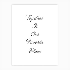 Together Art Print