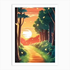 Path In The Forest Art Print