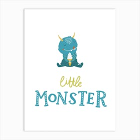 Little Monsters Ice Cream Art Print