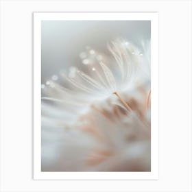 Pastel Nature Macro No 17 Art Print