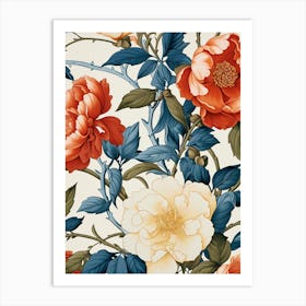 Floral Pattern 27 Art Print