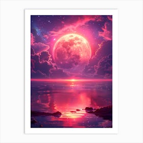 Full Moon In The Sky 7 Art Print