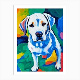 Labrador 5 Fauvist Style Dog Art Print