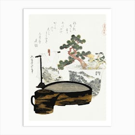 Bonsai Painting Hokusai Ukiyo-e Art Print