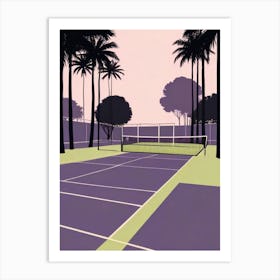 Tennis Court 3 Art Print