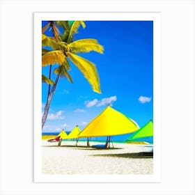 Mauritius Beach Pop Art Photography Tropical Destination Art Print