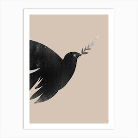 Black Bird Art Print