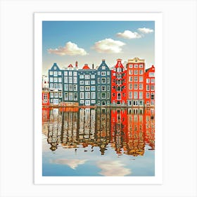 Amsterdam City Scene Art Print