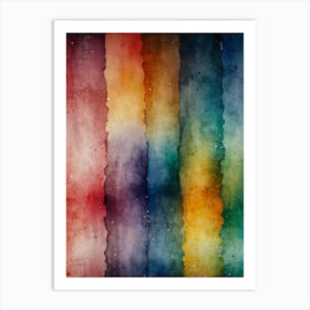 Abstract Watercolor Art Print