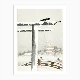 Torii In The Snow (1900 1910), Ohara Koson Art Print