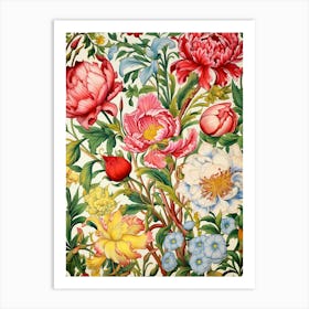 Floral Tapestry 2 Art Print