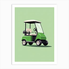 Golf Cart 2 Art Print