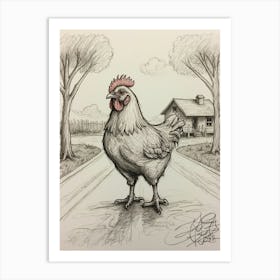 Rooster 1 Art Print