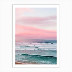 Byron Bay, Australia Pink Photography 2 Art Print