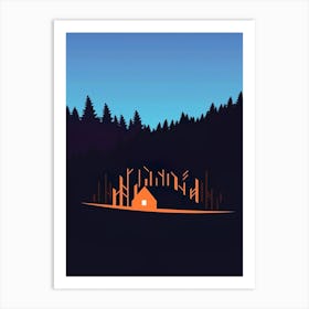 House In The Woods Art Print