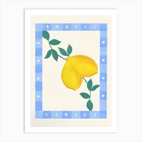 Amali Lemons Art Print