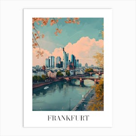 Frankfurt City Art Print