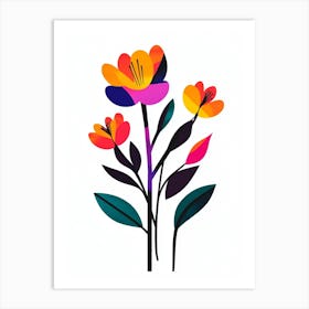 Colorful Flowers 10 Art Print