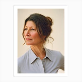 Catherine Keener Retro Collage Movies Art Print