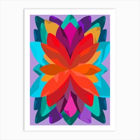 Abstract Flower Art Print