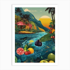 Tropical Paradise 1 Art Print