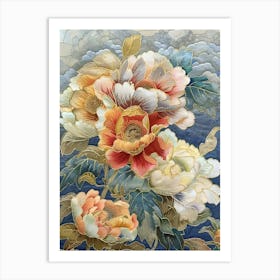 Chinese Flower Painting 64 Art Print