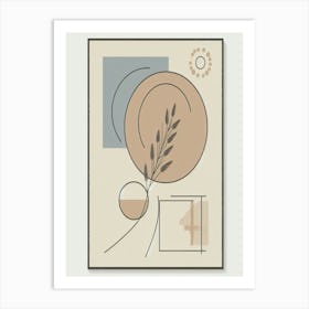 boho Abstract Print Art Print