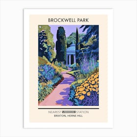 Brockwell Park London Parks Garden 4 Art Print